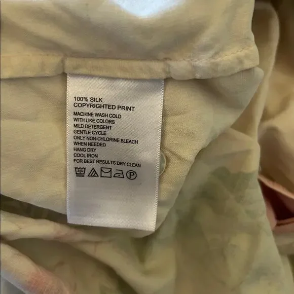 TOMMY BAHAMA Artist Series '23 Perfect Paradise Talulla Silk Camp Shirt size L - Picture 11 of 11